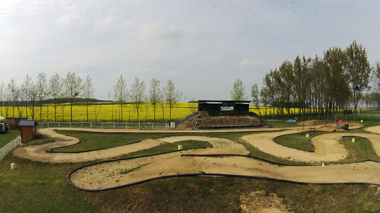vue aerienne de la piste